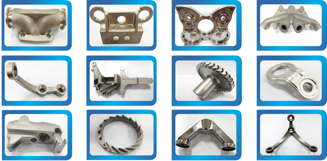 (English) Investment casting components sample