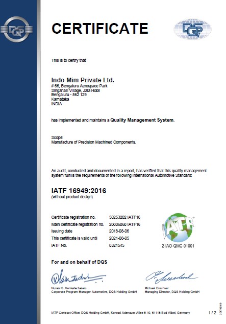 IATF 16949-Devanahalli